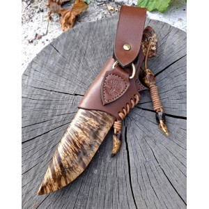 ЗОЛОТИЙ СКОРПІОН ІІІ ніж ручної роботи ПАВЛА ГОНЧАРЕНКА, сталь - ДІ69-МП™ в ламінаті n690 через мідь, 61 HRC. Photo 3